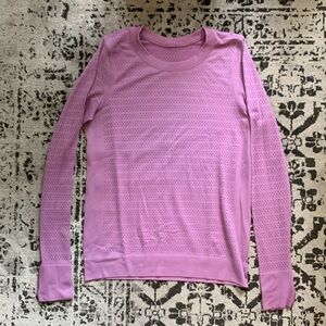 Lululemon Swiftly Breathe Long Sleeve Shirt, Wisteria Purple (Size 2 or 4)